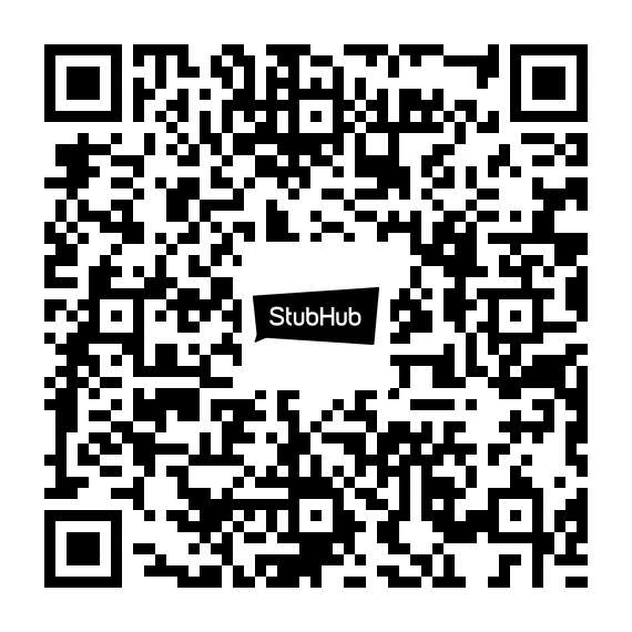 Scan this QR code with your phone to be sent to the app store to download the StubHub app