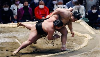 Grand Sumo Tournament March 2025 - Day 12