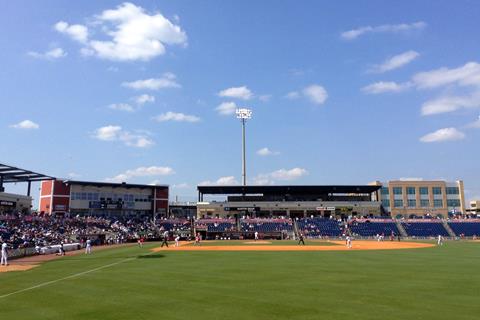 Biloxi Shuckers at Pensacola Blue Wahoos Blue Wahoos Stadium Pensacola ...