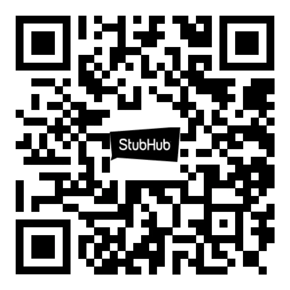 Scan this QR code with your phone to be sent to the app store to download the StubHub app