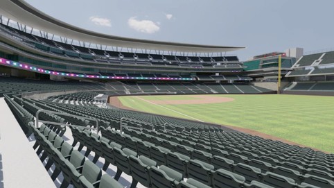 View from seat