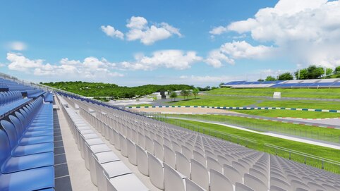 View from seat