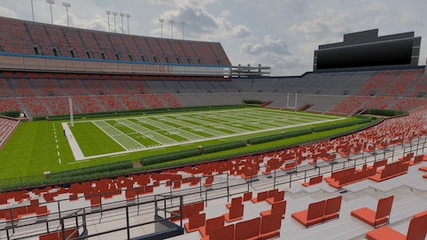 View from seat