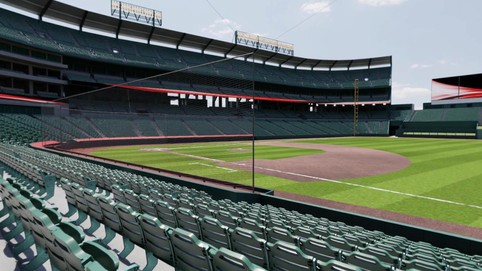View from seat