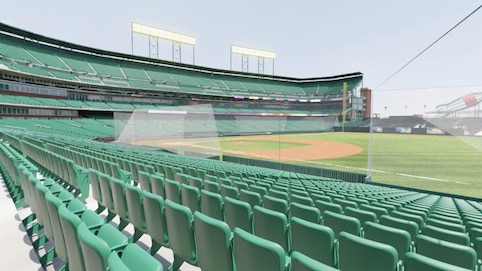View from seat