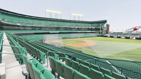 View from seat