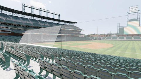 View from seat
