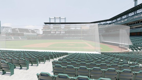 View from seat
