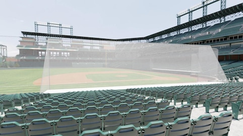 View from seat