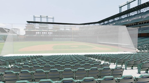 View from seat