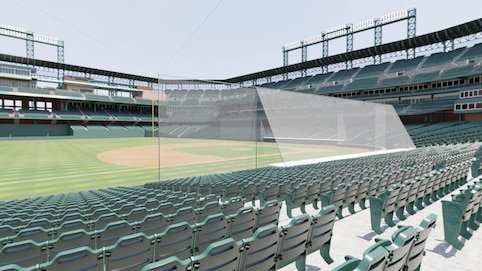 View from seat