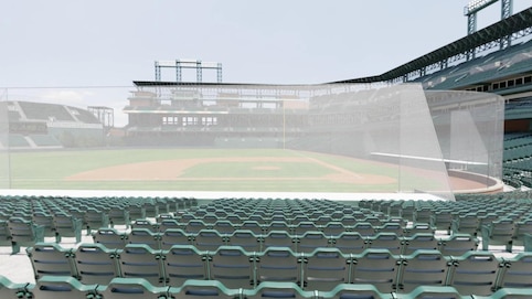 View from seat