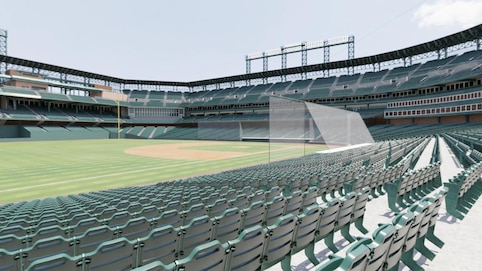 View from seat