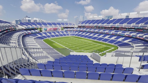 View from seat