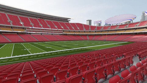 View from seat