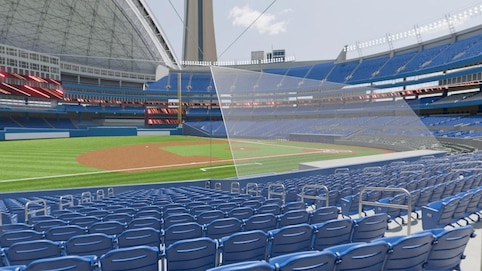 View from seat