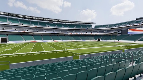 View from seat