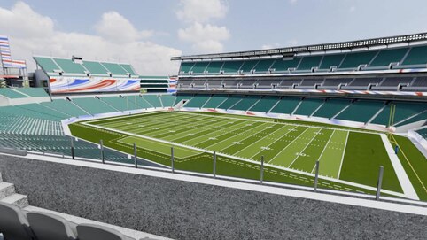 View from seat