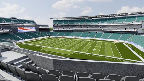 View from seat
