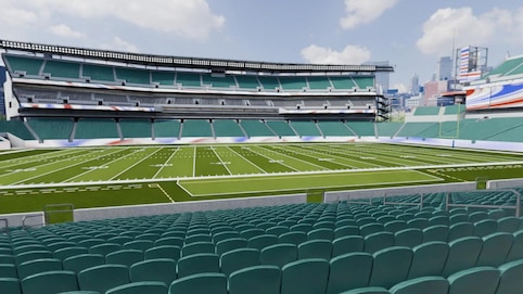 View from seat