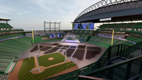View from seat