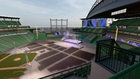View from seat