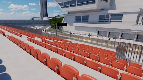 View from seat
