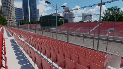 View from seat